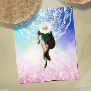 Boho sand proof beach blanket
